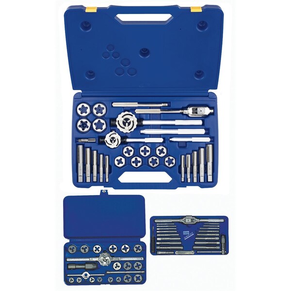 Hanson 66 Piece Fractional Tap and Hex Die Set 97606 - main